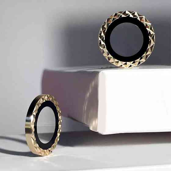 Защитное стекло Metal Shine на камеру (в упак.) для Apple iPhone 14 (6.1") / 14 Plus (6.7") Херсон