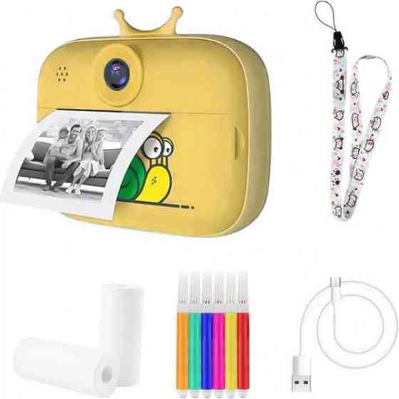 Дитяча фотокамера SnailSnap з моментальним друком Yellow Харків