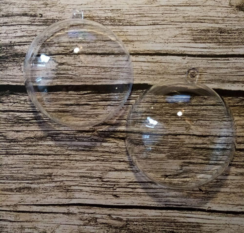 Заготовка для декора – разъемный пластиковый шар 80 мм идеального качества! Київ - зображення 2