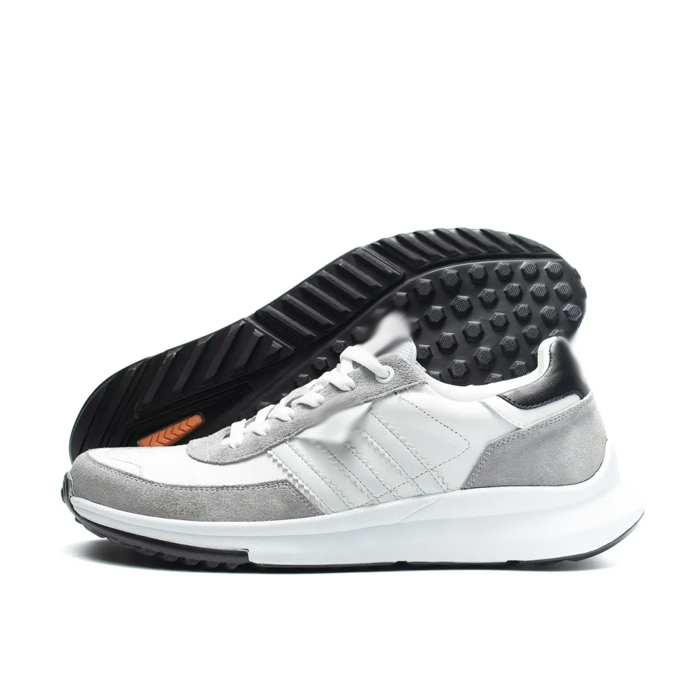 Мужские кожаные кроссовки Retropy Grey Київ - зображення 1