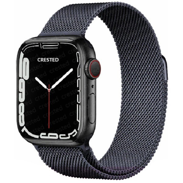 DM Ремінець Міланська петля для Apple Watch 38/40/41 mm Space Gray Харків - зображення 3