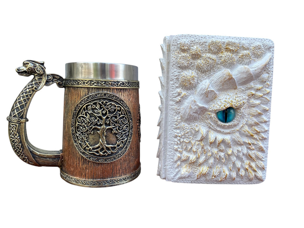 Подарочный набор Кружка 3 Викинг и Дракон и Блокнот 3 «Око Ледяного Хранителя» Київ - зображення 3