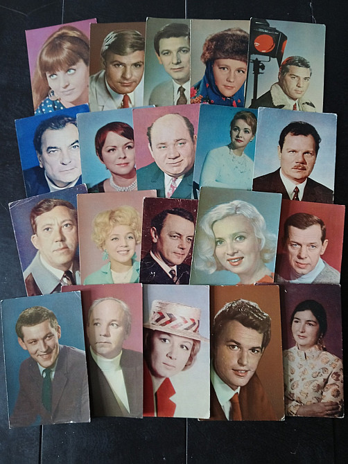 коллекционные открытки с фото советских и зарубежных киноартистов Днепр - изображение 5