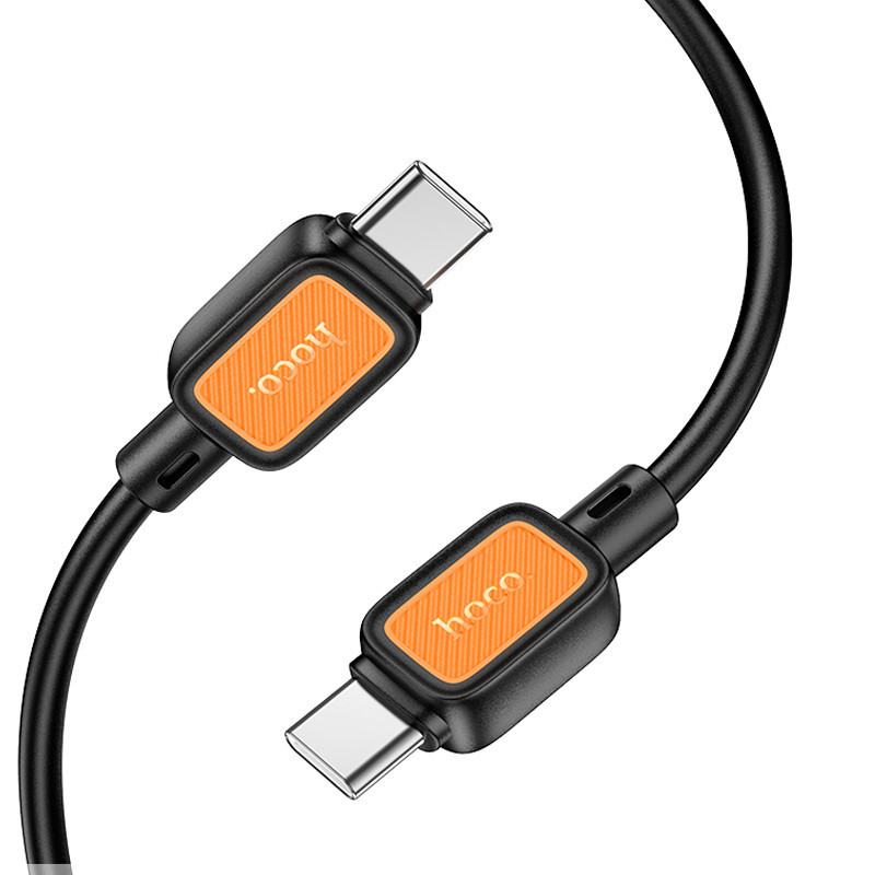 Дата кабель Hoco X108 Benefit 60W Type-C to Type-C (1m) Херсон - зображення 2