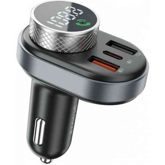 FM-трансмітер Proove FM Launcher Sound Link 30W (PD+QC3.0) Type-C+USB Black (FMSL30110001) (Код това Харків
