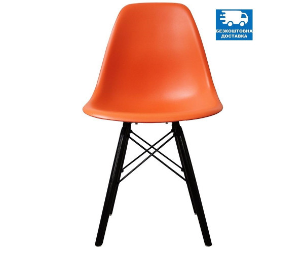 Стілець Тауер Вуд пластиковий помаранчевий колір Дніпро - зображення 1