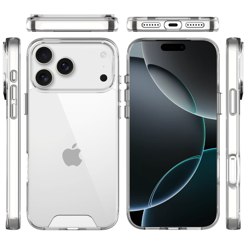 Чехол TPU Space Case transparent для Apple iPhone 17 Pro / 18 Pro (6.3") Херсон - зображення 3