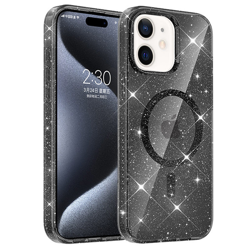 Чехол TPU Eclipse Sparkle (MagFit) для Apple iPhone 11 (6.1") Херсон - зображення 1