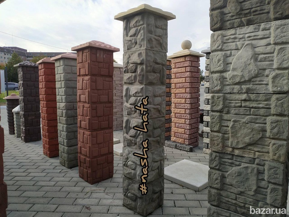Набірні бетонні тумби. Чернівці - зображення 5