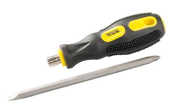 Отвертка MASTERTOOL 2-в-1 РН2-SL6 150 мм 40-0141 Харків