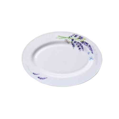 Блюдо овальне SNT Лаванда 30062-1065 30 см Київ