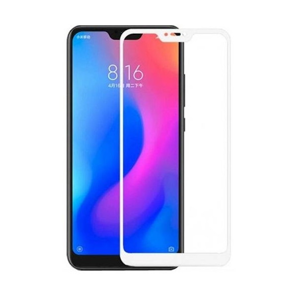 Захисне скло Xiaomi Redmi Note 6 Pro White Харьков - изображение 2