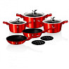 Набір посуду 10 пр Red Metallic Line Berlinger Haus BH-1222-N Київ