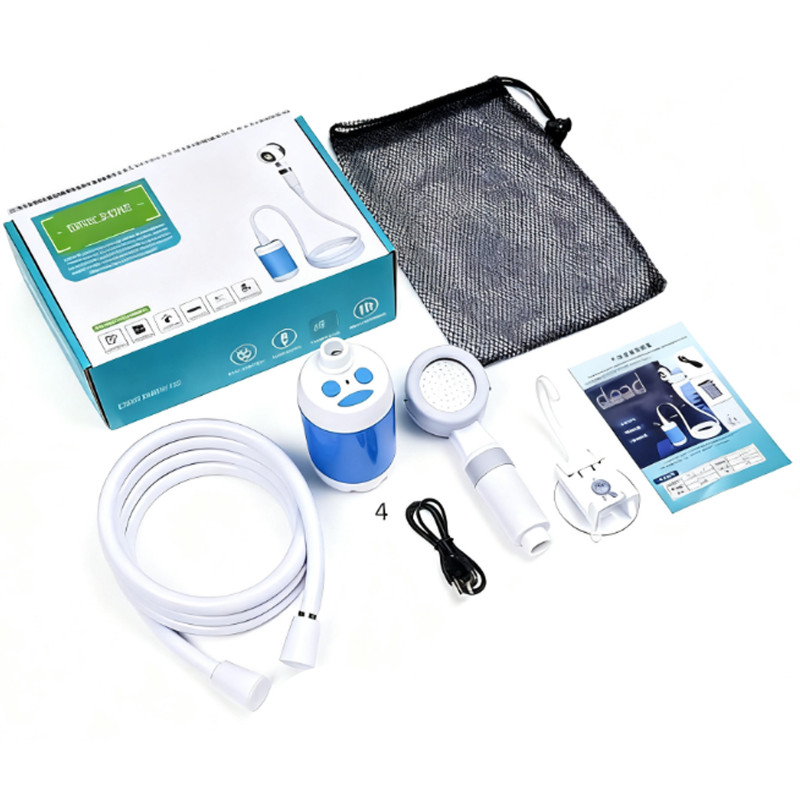 Портативный душ BL01-901 Water Temp and Battery Level Indicator 2000mAh (USB-C) Херсон - изображение 6