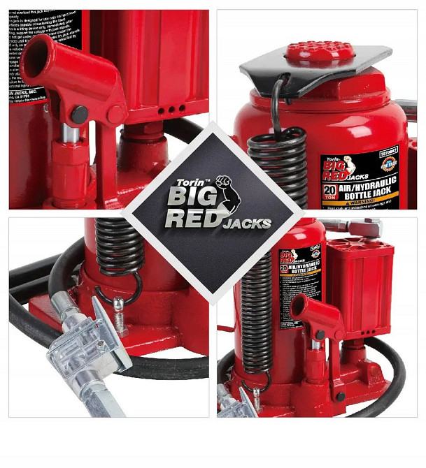 Домкрат пневмогидравлический 20 т 265-510 мм TORIN TQ20002 Харьков - изображение 5