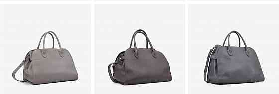 Шкіряна сумка-шопер для жінок — великий формат, ремінець на плече тауп TS00385 Київ