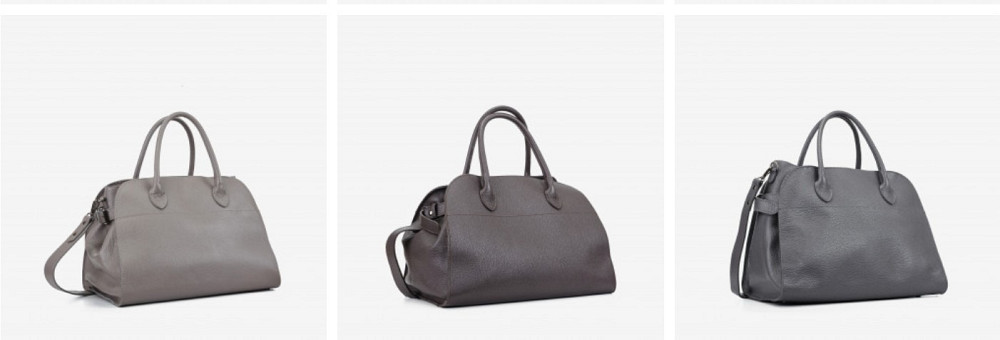 Шкіряна сумка-шопер для жінок — великий формат, ремінець на плече тауп TS00385 Киев - изображение 2