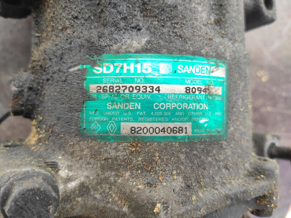 Компрессор кондиционера Opel Vivaro 1.9 dci 2001-2006 (8200040681) Ковель - зображення 3