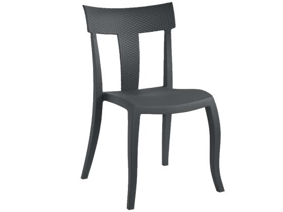 Стул Papatya TORO-S RATTAN антрацит Киев
