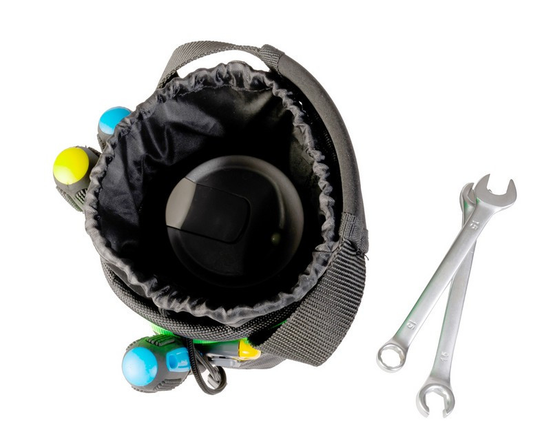 Сумка для инструментов открытая MASTERTOOL 220х145 мм 10 карманов усиленное дно 1680 DEN 79-1937 Харків - зображення 8