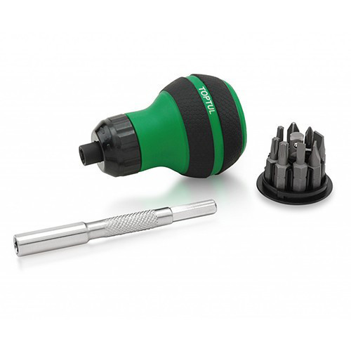 Трещоточная отвертка-мини TOPTUL 9-в-1 GAAR1101 Харків - зображення 1