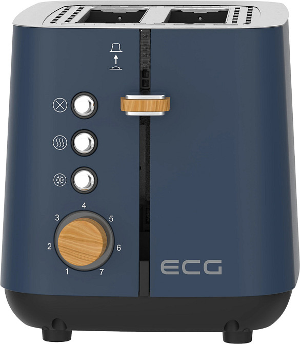 Тостер EСG ST 2768 Timber Petrol 780–925 Вт синий Київ - зображення 6