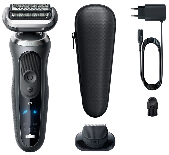 Электробритва Braun Series 7 72-G1200s серая Київ - зображення 1