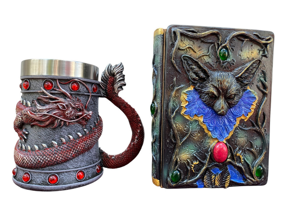 Подарочный набор Кружка 3 Танард и Блокнот 3 «Лесный Гримуар Лисы» (код 00790) Киев - изображение 3