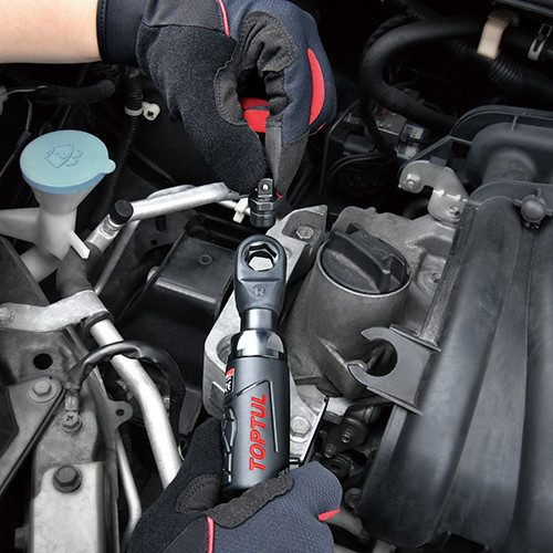 Трещотка пневматическая мини 1/4"/ 3/8"/ 1/4"HEX 54N/m 400об/мин TOPTUL GDAE0402 Харьков - изображение 5