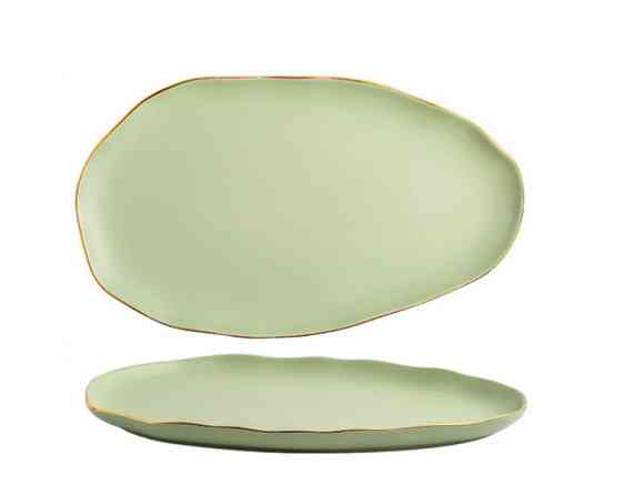 Страва овальна 6775 18х30.5 см зелена Київ