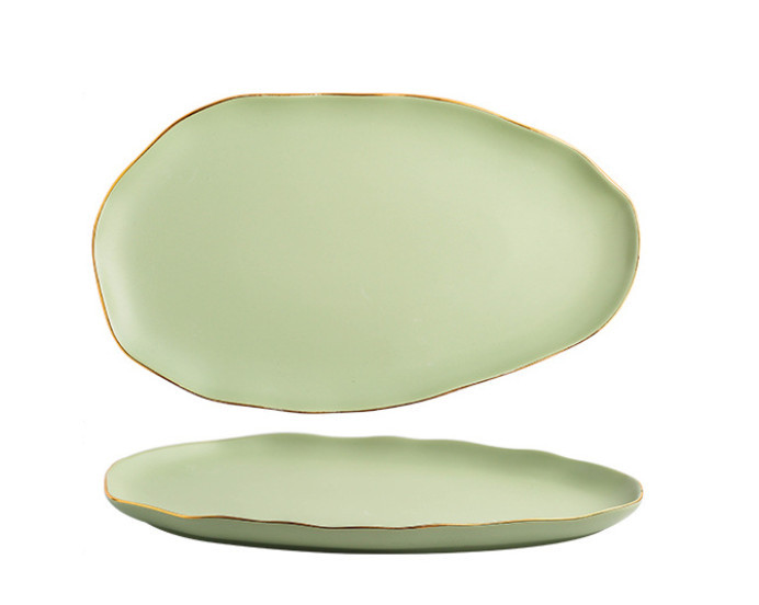Страва овальна 6775 18х30.5 см зелена Київ - зображення 1