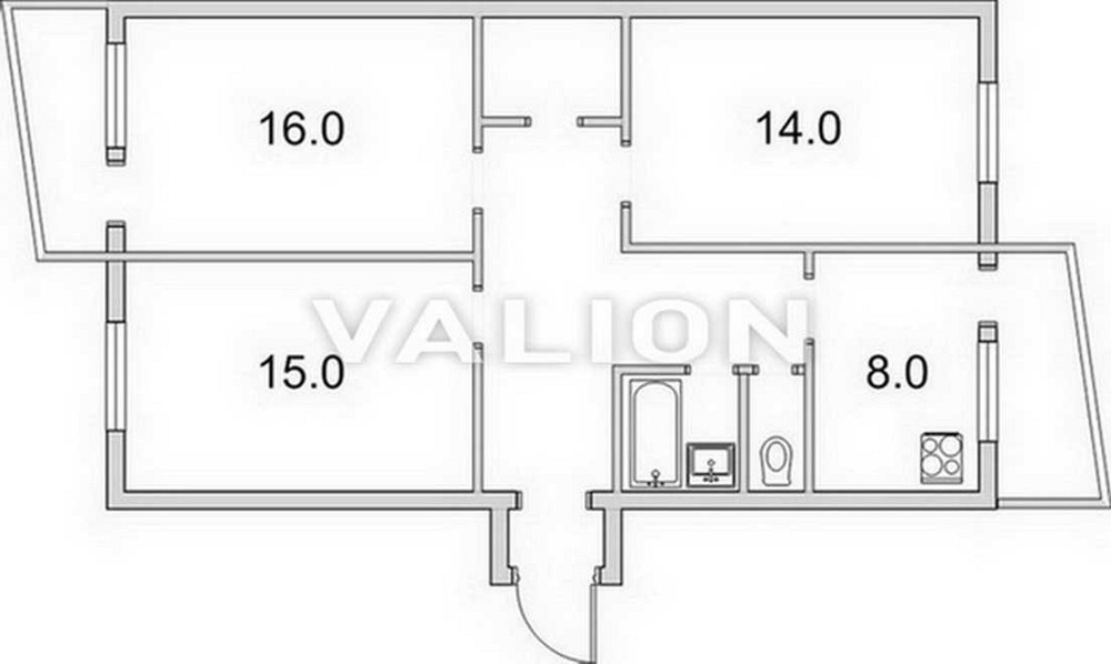 продажа 3-к квартира Киев, Оболонский, 81000 $ Київ - зображення 6
