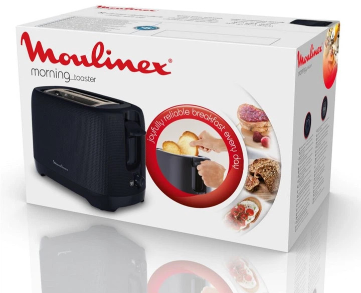 Тостер Moulinex Morning LT2M0810 850 Вт черный Київ - зображення 8