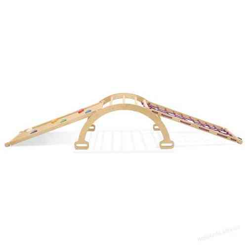 Ігровий спортивний дерев'яний дитячий комплекс Альпініст-2 Київ