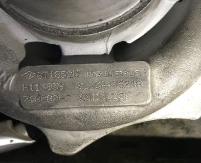 Б/у турбина Renault 2.2dci GT1852U, 8200447624A , 8200447624 Espace, Laguna, Vel Satis, Кропивницький - зображення 1