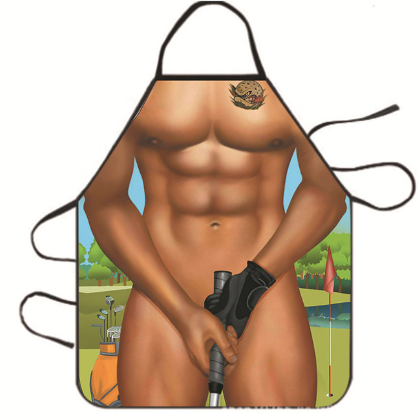 Фартух з приколом Мачо гольф 5597 71х54, 5х0, 2 см Київ - зображення 1