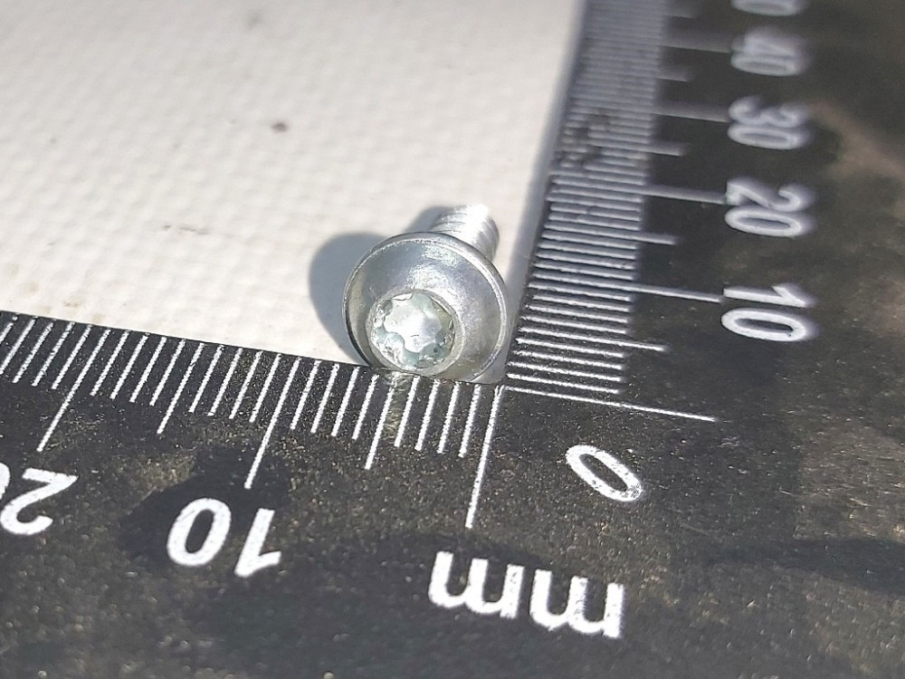 1Винт PT TRX WSHR M4x1.46-12 ZnBlue Tesla model X S REST 1009344-00-A Київ - зображення 3