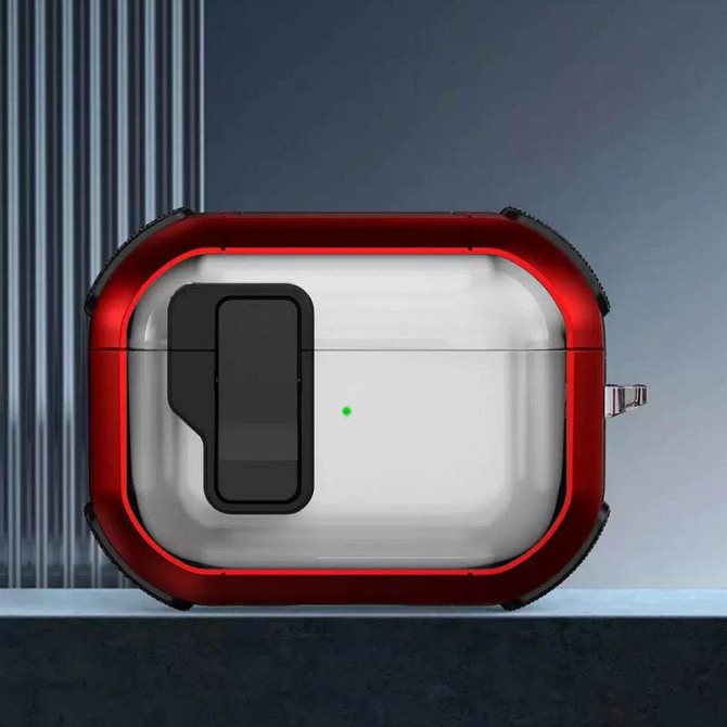 Уценка Футляр противоударный Locking Button для наушников Airpods Pro Херсон - зображення 2
