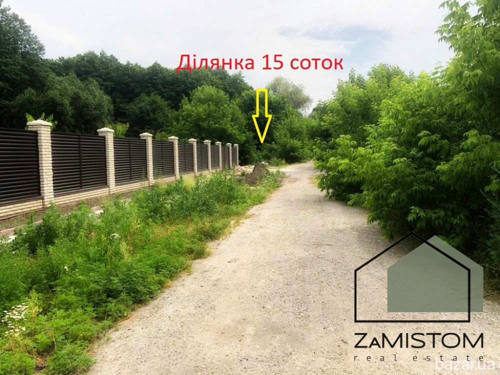 Продаж ексклюзивної ділянки під житлове будівництво 15 соток в с. Гнідин Київська область . 14 км ві Борисполь - изображение 1
