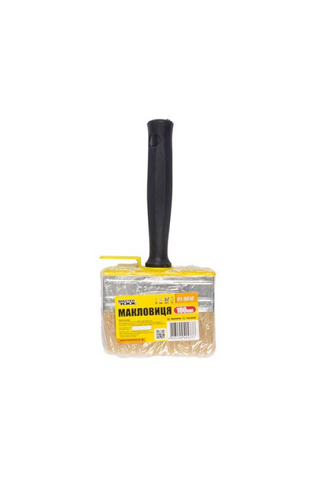 Кисть-макловица MASTERTOOL малярная плоская 100 x 30 x 40 мм, натуральная щетина, пластиковая рукоят Харків - зображення 4