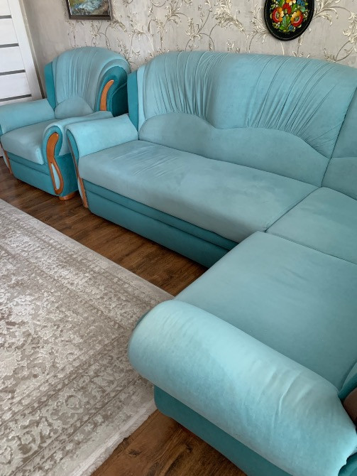 Продам мʼяку мебель: куток+крісло Луцьк - зображення 3