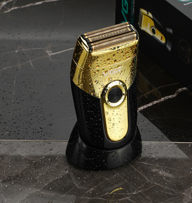 Электробритва VGR V-383 золотистая Київ - зображення 2