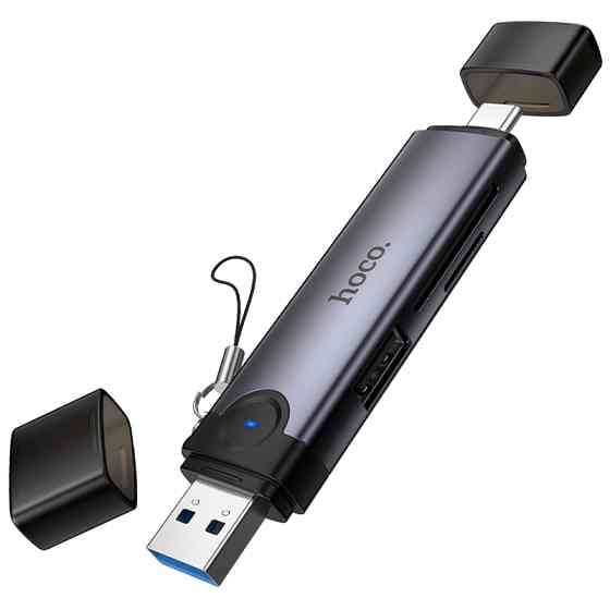Картридер Hoco HB56 Victory 5in1 Type-C/USB2.0 to SD/TF3.0 + USB 2.0 Херсон