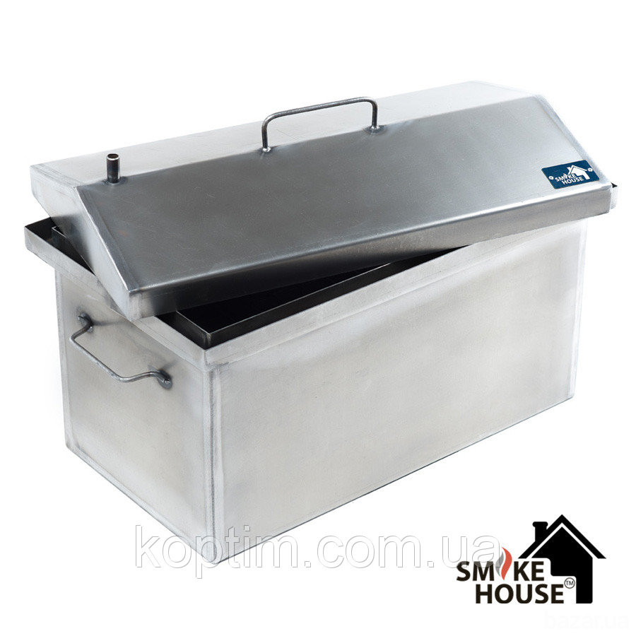 Коптильня с термометром и подставкой SmokeHouse L Original Харьков - изображение 1