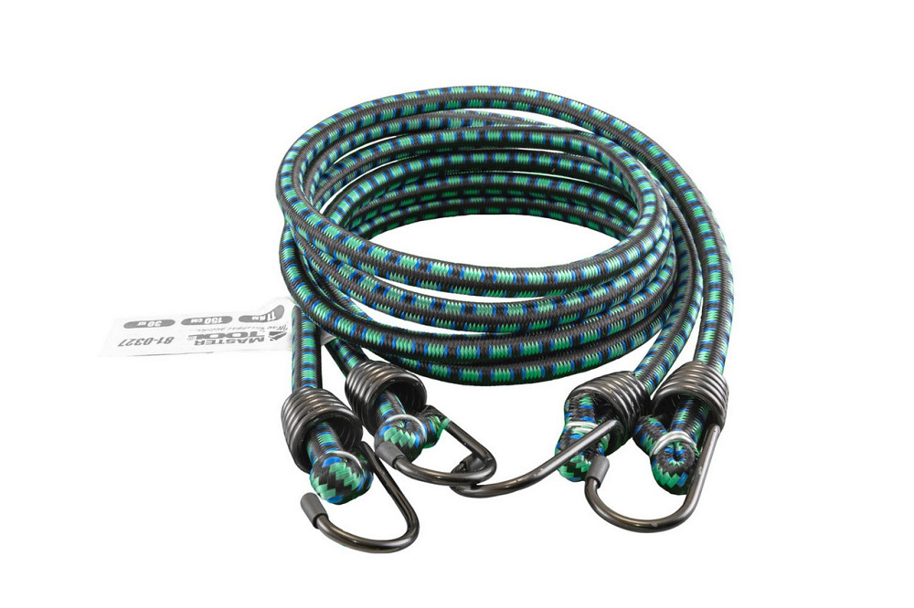 Стяжка груза MASTERTOOL резиновая Ø 11 мм 150 см набор 2 шт 81-0327 Харьков - изображение 1