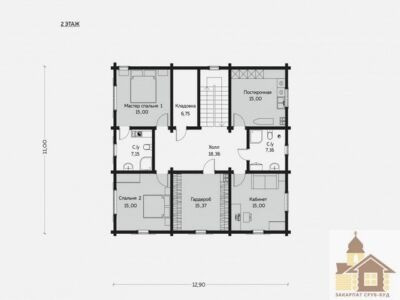 Вартість зруба під ключ від Закарпат Зруб-Буд Одеса - зображення 5