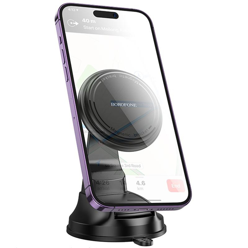 Автодержатель Borofone BH136 Parker ring magnetic (center console) Херсон - зображення 2
