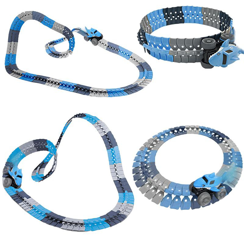 Интерактивный трек с инерционной машинкой SHT 5510-1 Shark Trak (186pcs/1CAR) Херсон - изображение 1