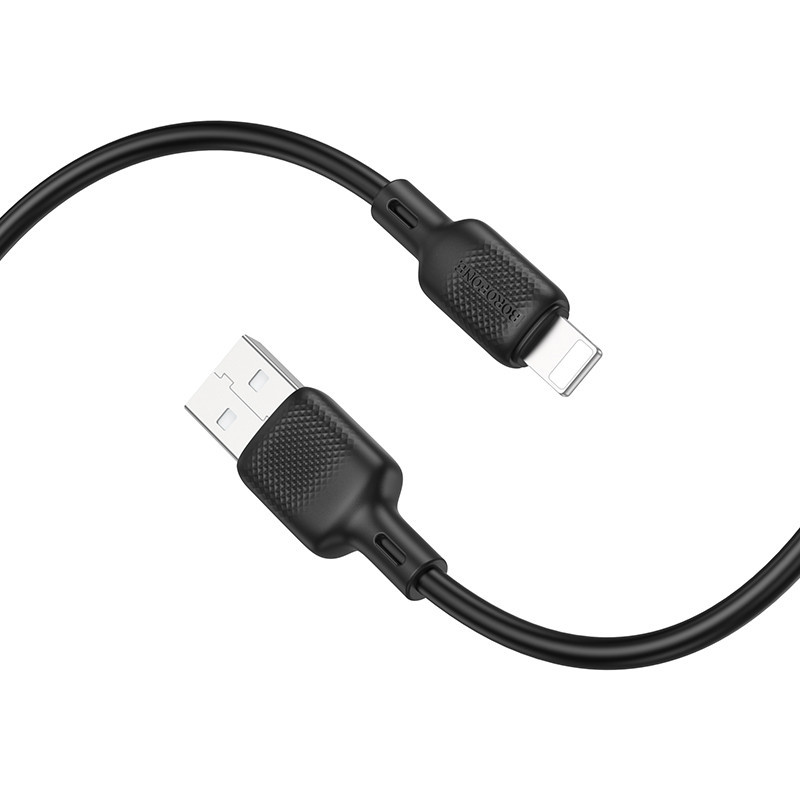 Дата кабель Borofone BX113 Lenny USB to Lightning 2.4A (2m) Херсон - изображение 3