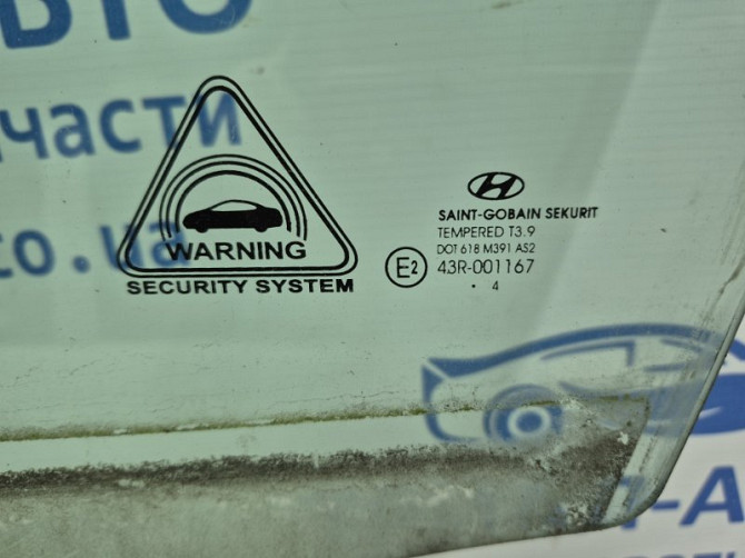 Стекло двери переднее левое Hyundai I30 2012-2017 82411A6000 (Арт. 50178) Киев - изображение 3
